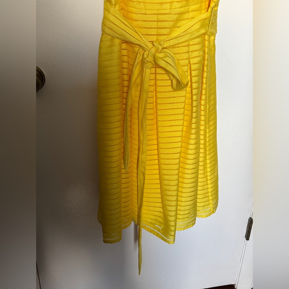 Tommy Hilfiger heather yellow sleeveless dress - Picture 6 of 9
